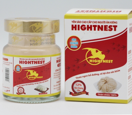 Yến HightNest đường ăn kiêng (1 lọ x 70ml)